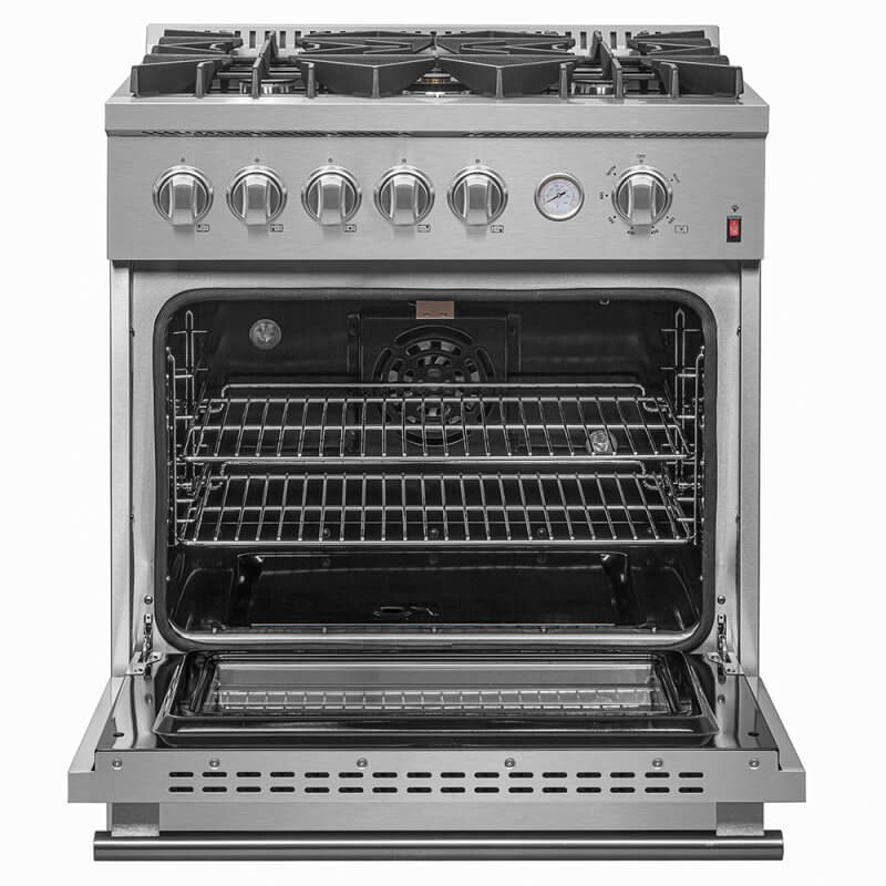 30" Forno Giovanni Gas 5 Burners 4.32 cu.ft. Convection Oven Range - FFSGS6274-30