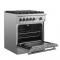 30" Forno Giovanni Gas 5 Burners 4.32 cu.ft. Convection Oven Range - FFSGS6274-30