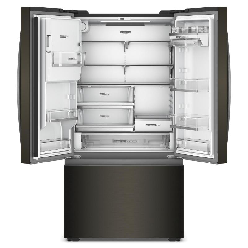 36" Whirlpool 23.4 cu. ft. True Counter Depth 3-Door French Door Refrigerator - WRFC7036RV
