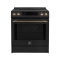 30" Forno Espresso Donatello Slide-In Induction Range Black - FFSIN0905-30BLK