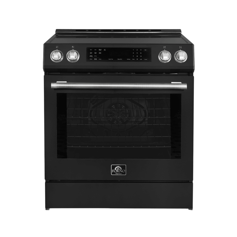 30" Forno Espresso Donatello Slide-In Induction Range Black - FFSIN0905-30BLK