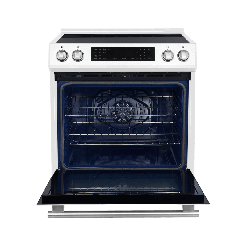 30" Forno Espresso Donatello Slide-In Induction Range White - FFSIN0905-30WHT