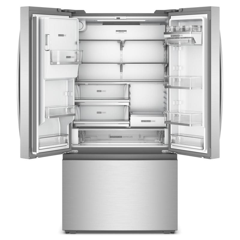 36" Whirlpool 23.4 cu. ft. True Counter Depth 3-Door French Door Refrigerator - WRFC7036RZ