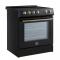 30" Forno Leonardo Espresso Slide-In Induction Range in Black - FFSIN0982-30BLK