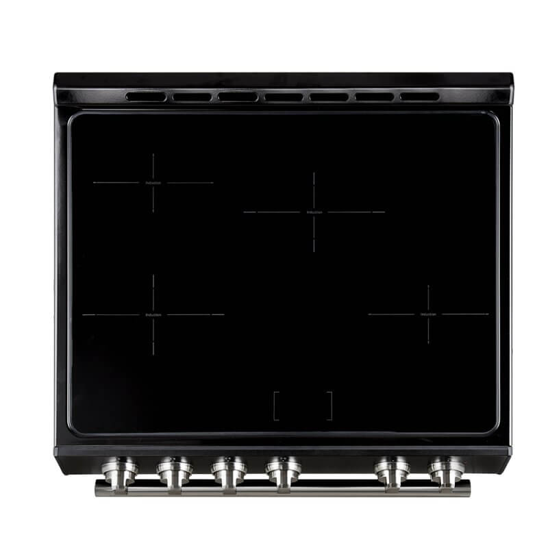30" Forno Leonardo Espresso Slide-In Induction Range in Black - FFSIN0982-30BLK