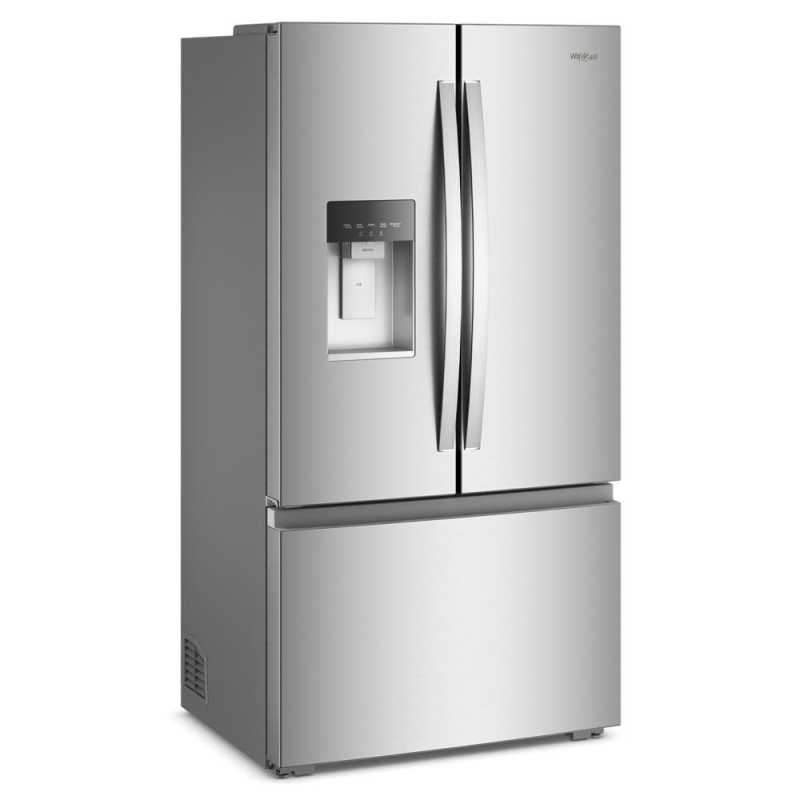36" Whirlpool 23.4 cu. ft. True Counter Depth 3-Door French Door Refrigerator - WRFC7036RZ