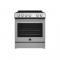 30" Forno Leonardo Espresso Slide-In Electric 5.0 cu.ft. Oven Range - FFSEL6022-30