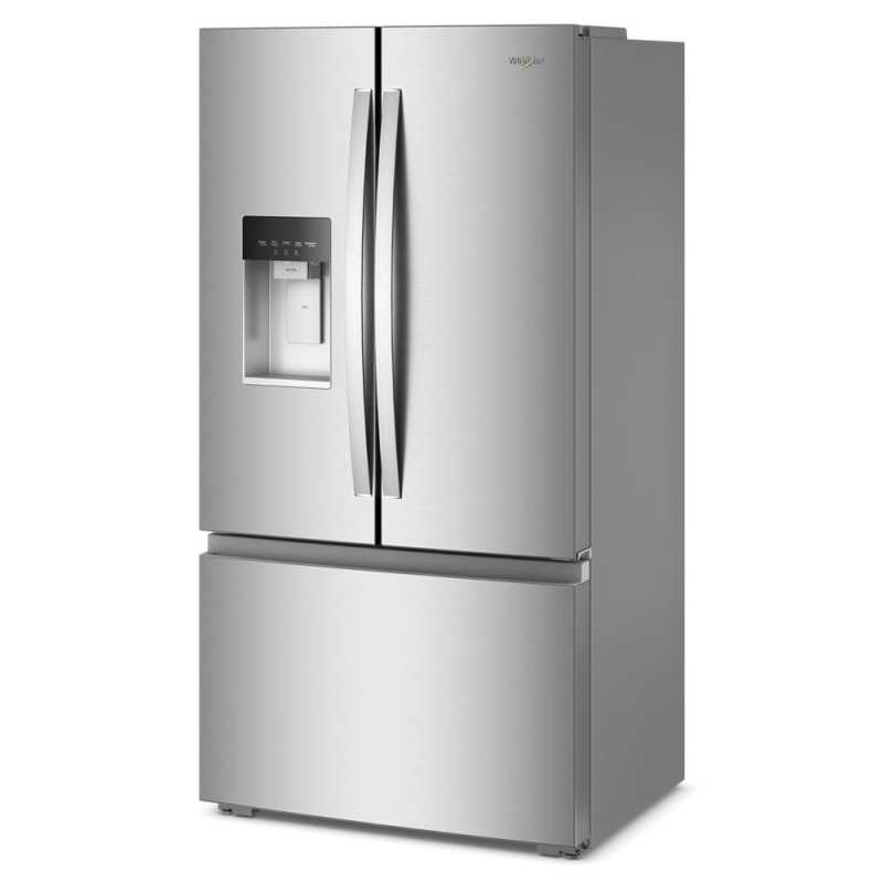 36" Whirlpool 23.4 cu. ft. True Counter Depth 3-Door French Door Refrigerator - WRFC7036RZ