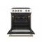 30" Forno Leonardo Espresso Slide-In Electric Convection Range in White - FFSEL6022-30WHT