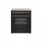 30" FORNO Paolo Freestanding  4.38 cu.ft. True Convection Oven Electric Range  - FFSEL6011-30BLK