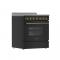 30" FORNO Paolo Freestanding  4.38 cu.ft. True Convection Oven Electric Range  - FFSEL6011-30BLK