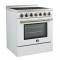 30" Forno Paolo 4.38 cu.ft. Freestanding True Convection Oven Electric Range - FFSEL6011-30WHT