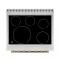 30" Forno Paolo 4.38 cu.ft. Freestanding True Convection Oven Electric Range - FFSEL6011-30WHT