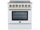 30" Forno Paolo 4.38 cu.ft. Freestanding True Convection Oven Electric Range - FFSEL6011-30WHT