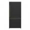 31" Forno Milano Espresso 17.2 cu. ft. Bottom Freezer Right Swing Door Refrigerator - FFFFD1785-31BLK