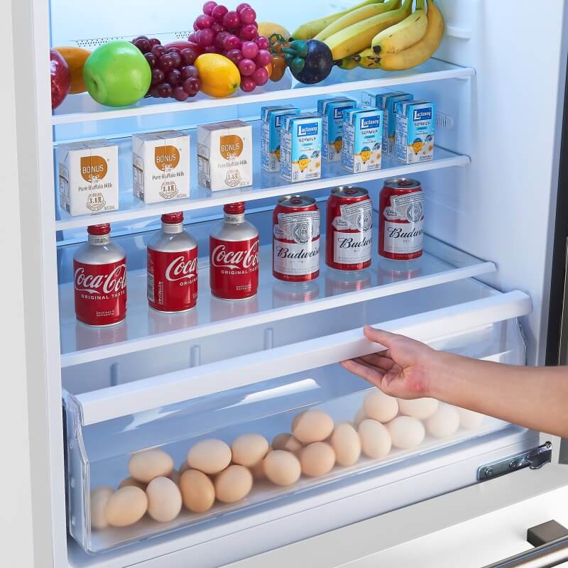 31" Forno Milano Espresso 17.2 cu. ft. Bottom Freezer Right Swing Door Refrigerator - FFFFD1785-31WHT