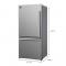 31" Forno Milano Espresso 17.2 cu.ft. Bottom Freezer Refrigerator - FFFFD1786-31S