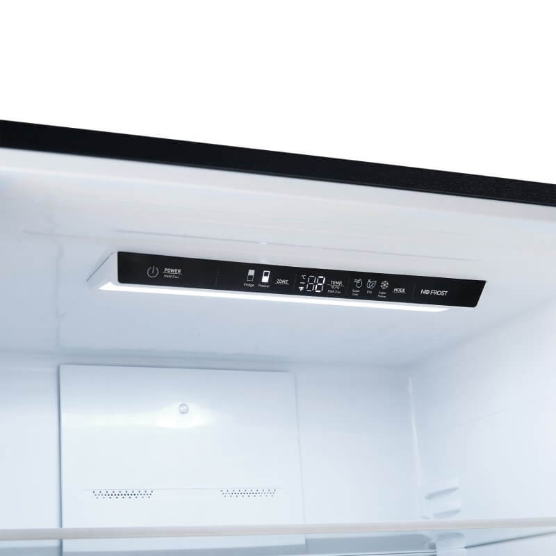 31" Forno Milano Espresso 17.2 Cu. Ft Bottom Freezer Built-In Ice Maker Refrigerator - FFFFD1786-31BLK