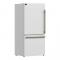 31" Forno Milano Espresso 17.2 Cu. Ft Bottom Freezer Built-In Ice Maker Refrigerator - FFFFD1786-31WHT