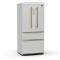 Forno Luigi 18 cu.ft. French Door Refrigerator - FFFFD1791-33WHT