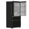 Forno Luigi 18 cu.ft. French Door Refrigerator Black - FFFFD1791-33BLK