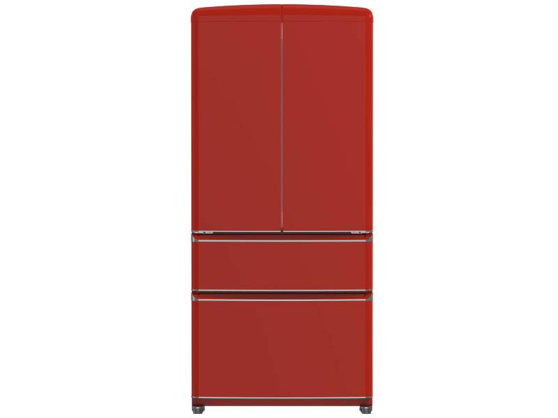 Forno Luigi 18 cu.ft. French Door Refrigerator Black - FFFFD1791-33RED