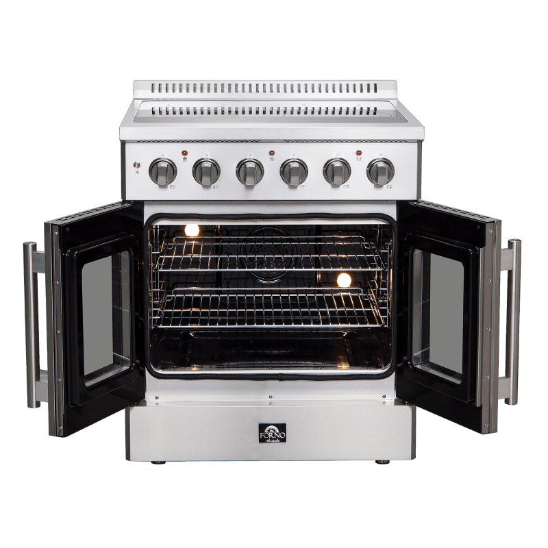 30" FORNO Galiano Freestanding French Door Electric Range - FFSEL6917-30
