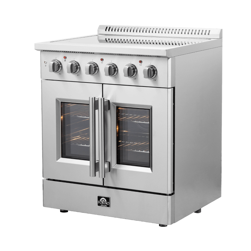 30" FORNO Galiano Freestanding French Door Electric Range - FFSEL6917-30