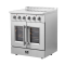 30" FORNO Galiano Freestanding French Door Electric Range - FFSEL6917-30