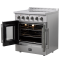 30" FORNO Galiano Freestanding French Door Electric Range - FFSEL6917-30