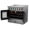 36" Forno Galiano Freestanding French Door Electric Range - FFSEL6917-36