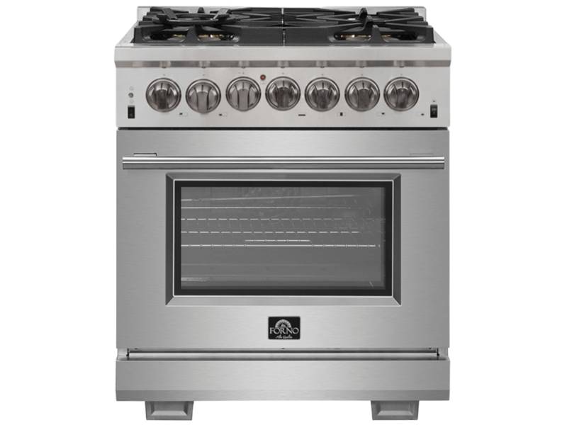 30" Forno Capriasca 4.32 cu.ft. True Convection Oven Dual Fuel Range - FFSGS6187-30