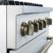 30" Forno Marco 4 Burners 4.32 cu.ft. Convection Oven Gas Range  - FFSGS6277-30WHT