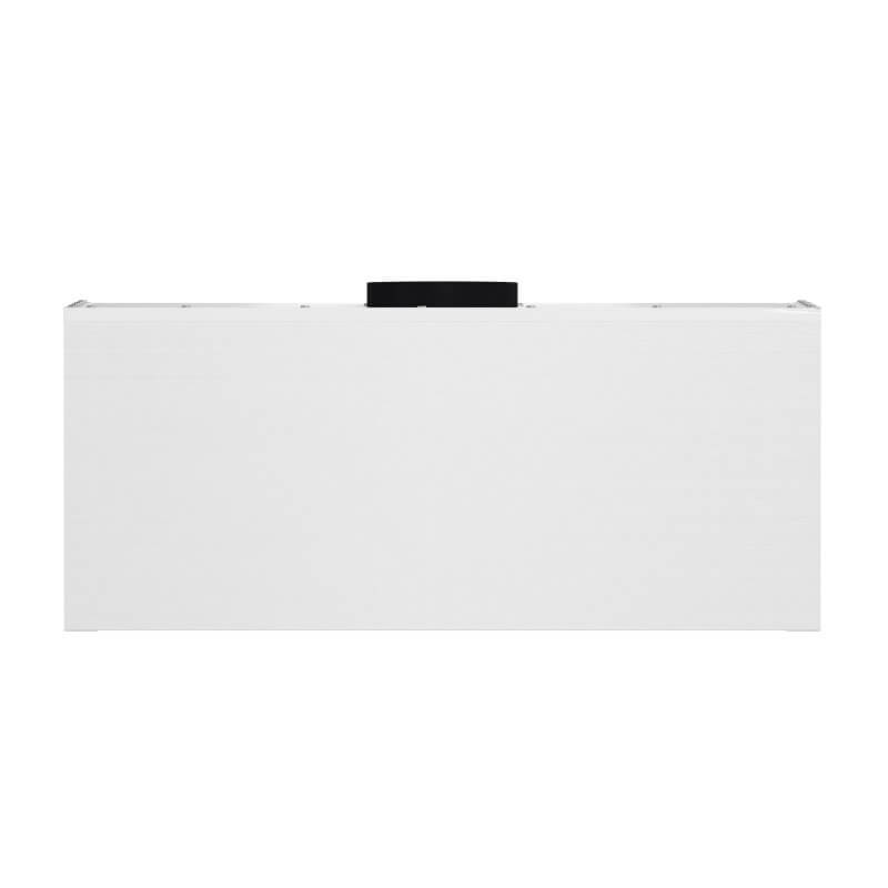 30″ Forno Bari Espresso Under Cabinet in White 400CFM Range Hood with additional Brass Filter Handles - FRHUC5255-30WHT