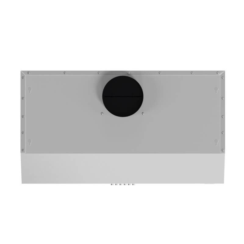 30″ Forno Bari Espresso Under Cabinet in White 400CFM Range Hood with additional Brass Filter Handles - FRHUC5255-30WHT