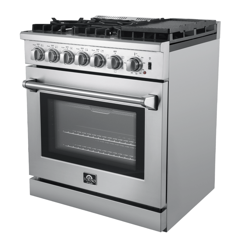 30″ Forno Lazio Freestanding Dual Fuel Range - FFSGS6196-30