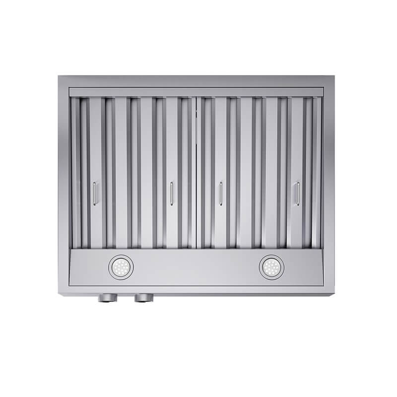 30″ Forno Biagio Wall Mounted Range Hood 600 CFM Knob Control Baffle Filter in Stainless Steel - FRHWM5009-30