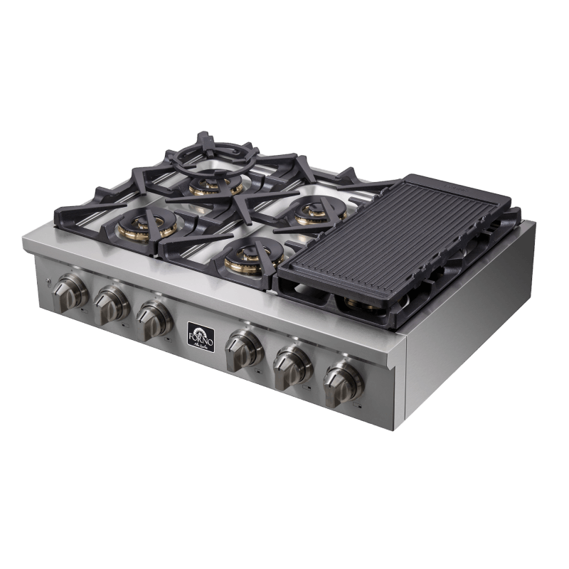 36" Forno Spezia Alta Qualita Pro-Style Gas Rangetop - FCTGS5751-36