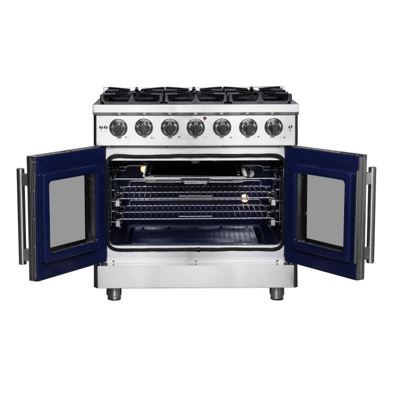 36″ Forno Massimo Freestanding French Door Gas Convection Range - FFSGS6439-36