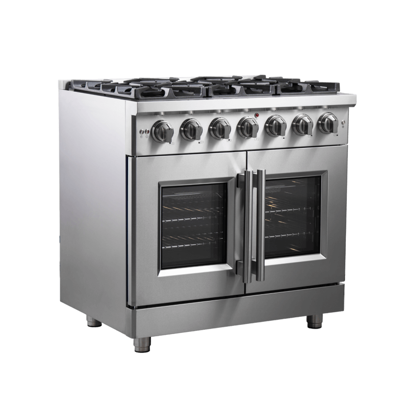 36″ Forno Massimo Freestanding French Door Gas Convection Range - FFSGS6439-36