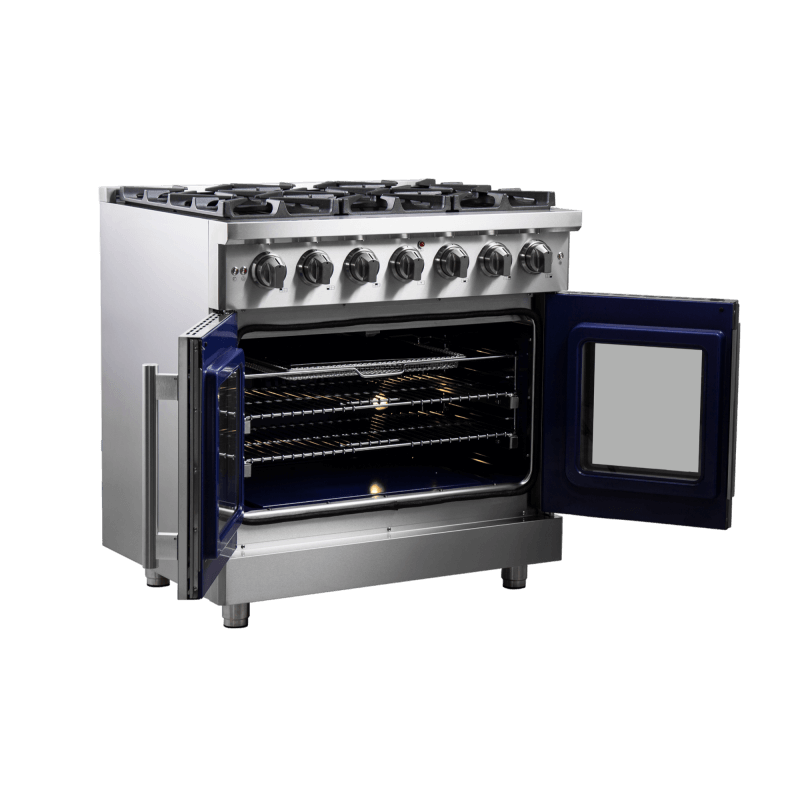 36″ Forno Massimo Freestanding French Door Gas Convection Range - FFSGS6439-36