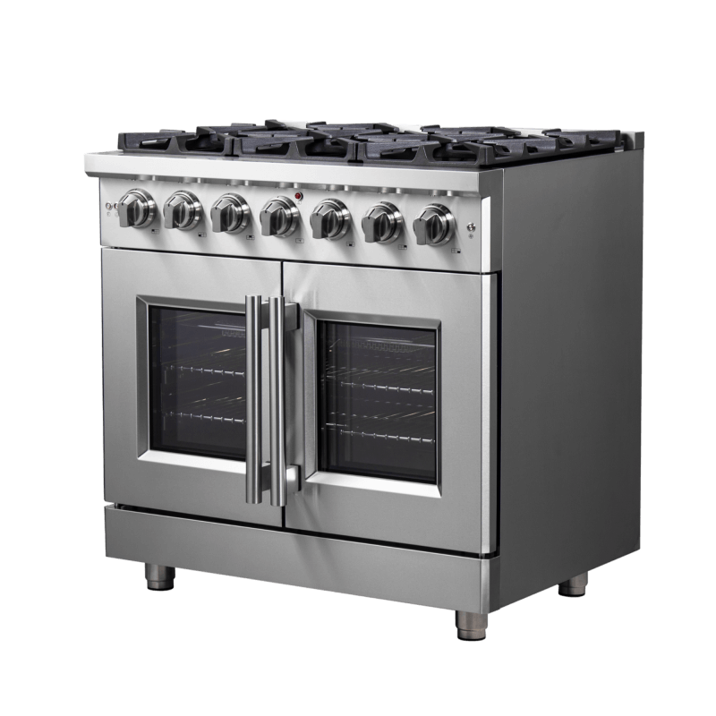 36″ Forno Massimo Freestanding French Door Gas Convection Range - FFSGS6439-36
