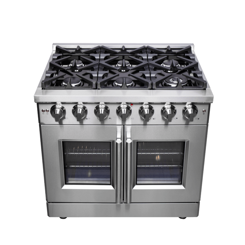 36″ Forno Massimo Freestanding French Door Gas Convection Range - FFSGS6439-36