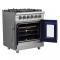 30″ FORNO Massimo Freestanding French Door Dual Fuel Range - FFSGS6325-30