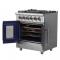 30″ FORNO Massimo Freestanding French Door Dual Fuel Range - FFSGS6325-30