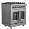 30″ FORNO Massimo Freestanding French Door Dual Fuel Range - FFSGS6325-30