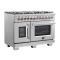 48″ Forno Capriasca Freestanding French Door Dual Fuel Range - FFSGS6387-48