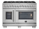 48″ Forno Capriasca Freestanding French Door Dual Fuel Range - FFSGS6387-48