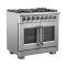 36″ Forno Capriasca Freestanding French Door Dual Fuel Range - FFSGS6387-36