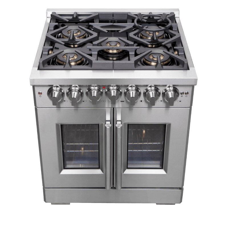 30″ Forno Capriasca Freestanding French Door Dual Fuel Range - FFSGS6387-30